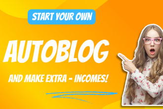 create crypto automated news website or bitcoin autoblog