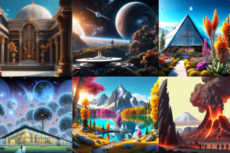 create concept art, fantasy landscapes, background scenes