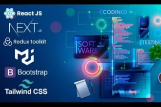 build a responsive react js website for your business