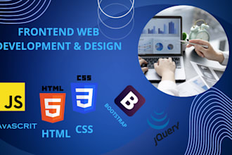 create website with expert frontend development