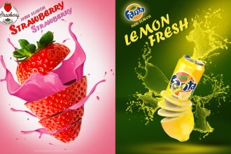 do photoshop editing, realistic photo manipulation and design composition