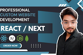 develop web app using reactjs, nextjs, tailwind, mui