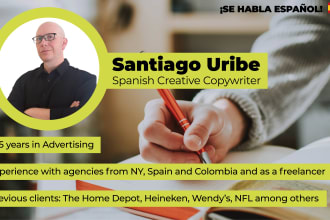 do amazing spanish copywriting and coherent translations to spanish