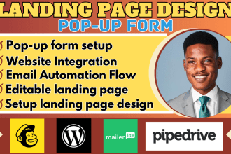 create landing page design leadpages unbounce pipedrive clickfunnels getresponse