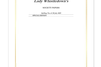 create a striking personal bridgerton esque scandal sheet