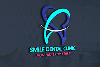 design health, dental, medical and wellness logo