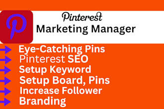 create 1000 pins and 100 boards for pinterest marketing