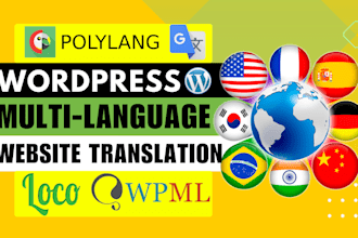 translate wordpress website using wpml polylang loco and g translate