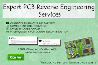 design professional pcb layouts and reverse engineer circuits