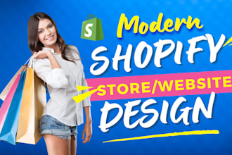 create astonishing shopify store design or redesign