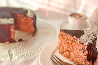 create a recipe and stunning food photography photos