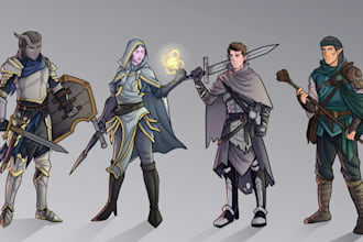 draw and design your dnd character