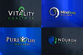 design natural wellness logo for you