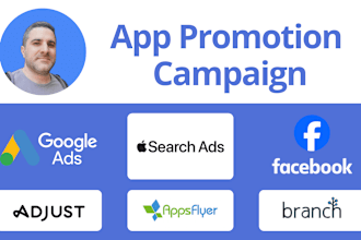 do mobile app promotion, app install with google ads, apple ads or facebook ads
