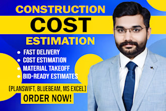 do cost estimation, quantity takeoff, and material take off