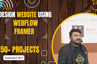 do work on framer and web flow  for you