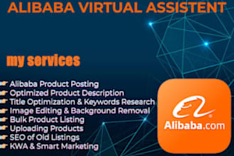do product postings on alibaba, bulk listings on low rate