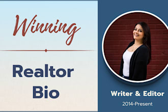 write your winning bio for real estate