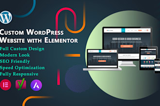 create or rebuild custom design wordpress