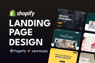 design shopify product landing page that increases sale