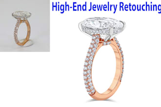 do jewelry retouching,high end jewelry touchup superfast