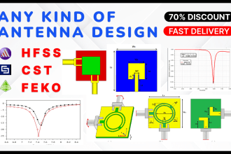 design and simulate rf microwave antenna in hfss cst and ads