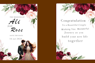 create invitation, birthday, wedding, baby shower, all event