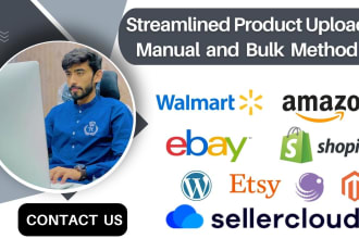 list your products on amazon, walmart,ebay, shopify, etsy, and wayfair