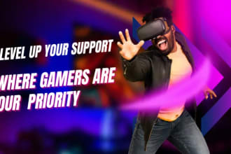 provide customer service for gamers and gaming platforms