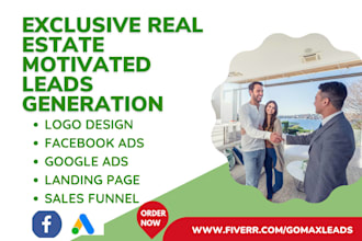 generate real estate leads luxury home motivated seller leads home buyers leads