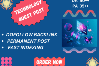 submit a guest post on a quality technology blog with do follow backlinks