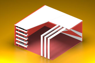 design 3d exhibition kiosk