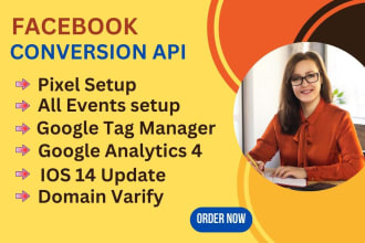 fully setup facebook pixel conversion API via google tag manager