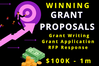 do grant writing and submission, response to rfp