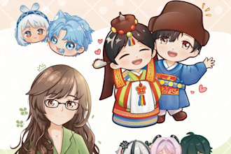 draw you a chibi illustration