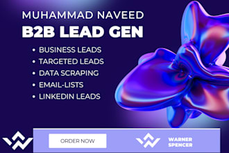 find verified email list build for b2b lead generation