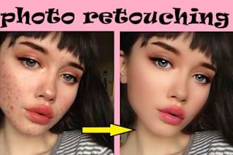 do face retouching of portraits, photo enhance, image editing