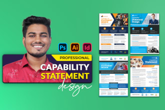 design an amazing capability statement government contract bids