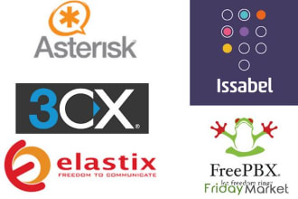 set up, configure, and troubleshoot asterisk, vicidial, freepbx, vitalpbx, and 3