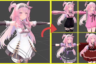 add cloth and accessories to your vrchat avatar