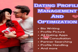 dating partner, a dating profile builder, and a relationship advisor