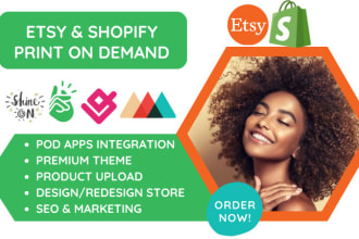 print on demand etsy shopify printify shopify printful print on demand pod store