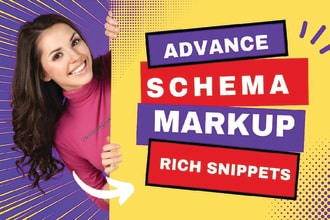 do advanced schema markup and  rich snippets on all website