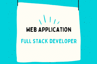 develop asp net mvc core full stack web application with web api