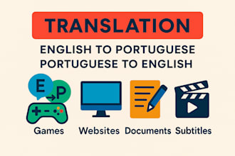 manually translate from english to portuguese quickly