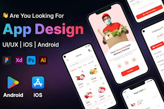 do wireframe prototype or app design UI UX in figma