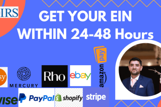 get your ein in 24 to 48 hrs US only other 5 days