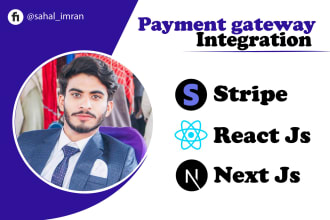 integrate stripe, paypal in react js and next js app