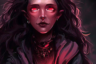 make fantasy horror character