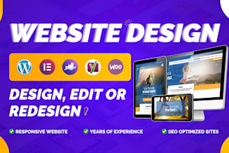 design, edit, revamp, customize or do full wordpress website